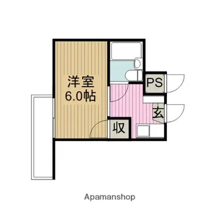 メゾンドリーム【202号室】の間取り
