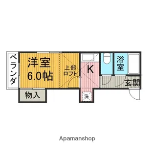 パストラーレ南林間【103号室】の間取り