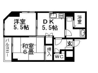 TOPHILL【3階】の間取り