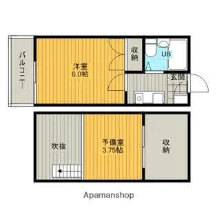 神奈川県相模原市南区上鶴間本町2丁目【アパート】の間取り
