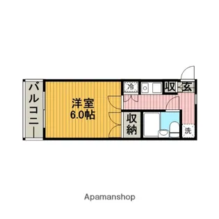 アクスルオオノ【106号室】の間取り