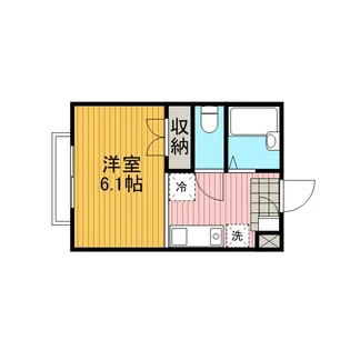 エステート南野【1階】の間取り