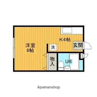 ムーンハイム渋谷【1階】の間取り