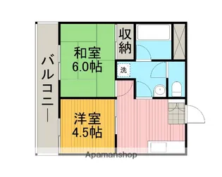 パレスヒルズ【3階】の間取り