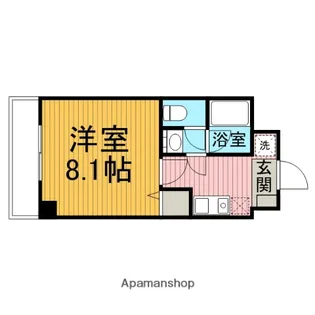 ヴァンクール原町田【5階】の間取り