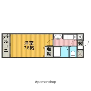 レクノス6【2階】の間取り