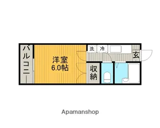 MSハイツ【203号室】の間取り