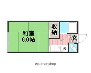 ミウラハイツ【2階】の間取り