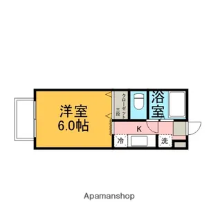パークヨコチョー【1階】の間取り