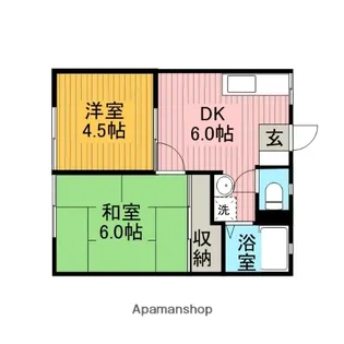 スカーレットシード【1階】の間取り