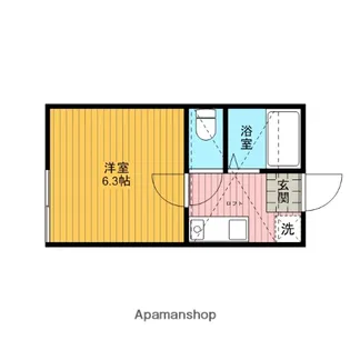 東京都町田市原町田2丁目【アパート】の間取り