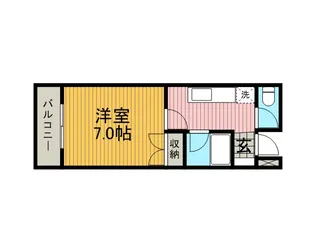 グリーンSAGAMI【3階】の間取り