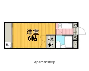 キャトルセゾンすすきの【104号室】の間取り