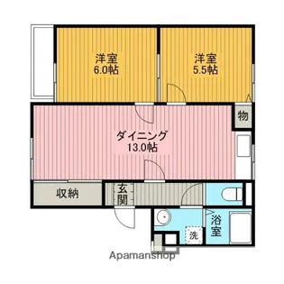 コンフォール千代田B【3階】の間取り