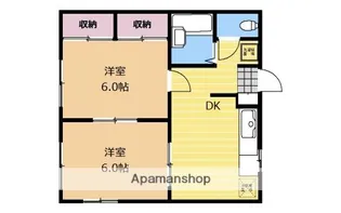 エステート氷川A【2階】の間取り