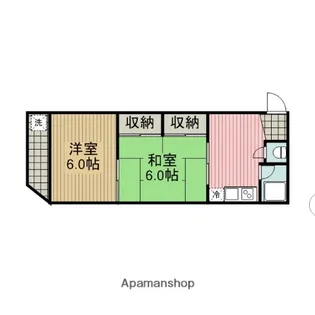 神奈川県相模原市中央区淵野辺1丁目【マンション】の間取り