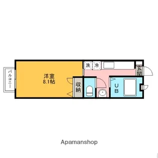 メゾン・ド・A【105号室】の間取り