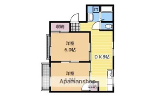 コートハイツ【205号室】の間取り