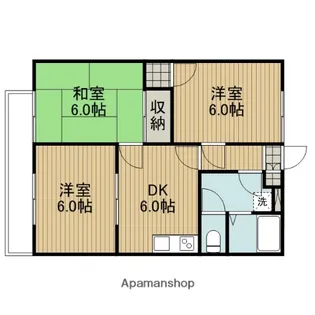 第3ハイツおがわ【2階】の間取り