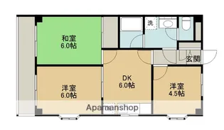カーサ千代田【201号室】の間取り