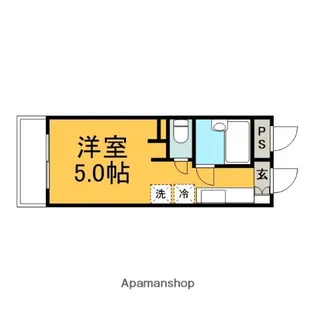 タウンアート相模原【106号室】の間取り