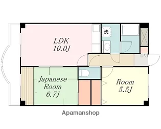 神奈川県相模原市南区古淵4丁目【マンション】の間取り