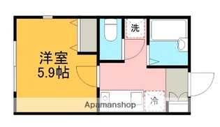 フォルトゥーナ タナ【106号室】の間取り