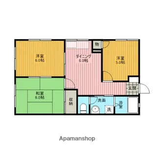 大星ハイツ【1階】の間取り