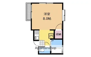 神奈川県相模原市中央区淵野辺本町3丁目【アパート】の間取り