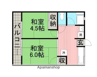 東京都町田市相原町【アパート】の間取り