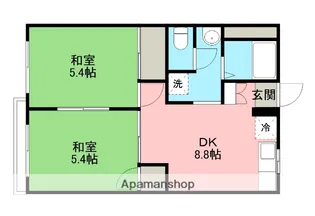 カーサビアンカ【203号室】の間取り