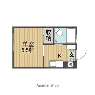 神奈川県相模原市南区東大沼2丁目【アパート】の間取り
