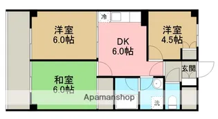 サガミベイサイドヒル【602号室】の間取り