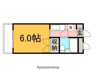 ホワイトセゾン【2階】の間取り