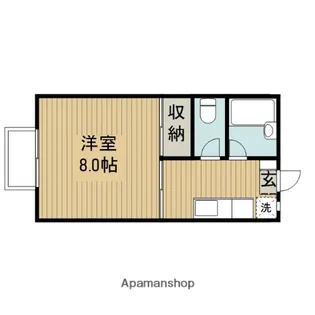 ヴィラウエスト【1階】の間取り