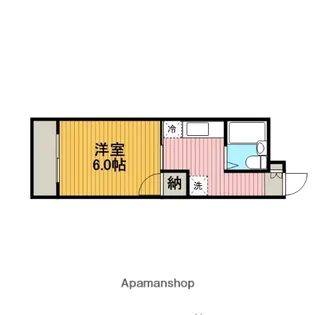 神奈川県相模原市中央区鹿沼台2丁目【マンション】の間取り
