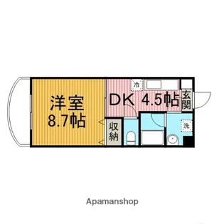 ポートランド南橋本壱番館【3階】の間取り