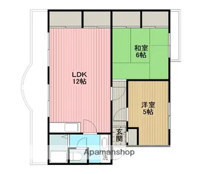 大幸マンションA【3階】の間取り