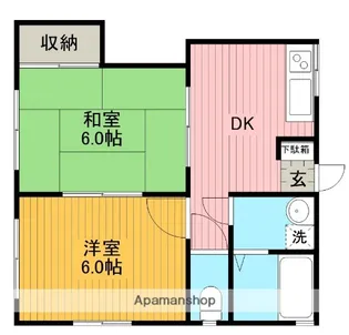 セイユウB【1階】の間取り