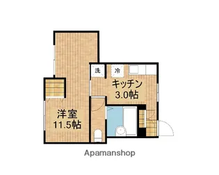 横山ハイツ【102号室】の間取り