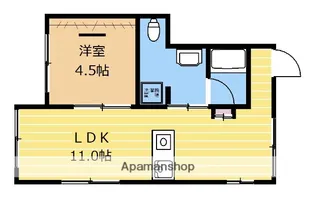 横山ハイツ【101号室】の間取り