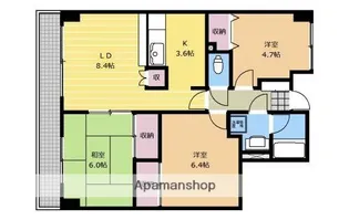 マイレコート【1003号室】の間取り