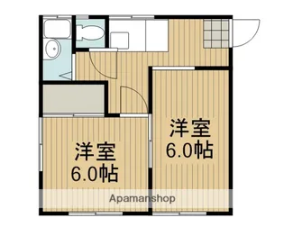 神奈川県相模原市南区当麻【アパート】の間取り