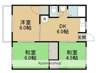 ファミール清水Ⅰ【202号室】の間取り