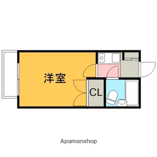 神奈川県相模原市緑区橋本8丁目【マンション】の間取り