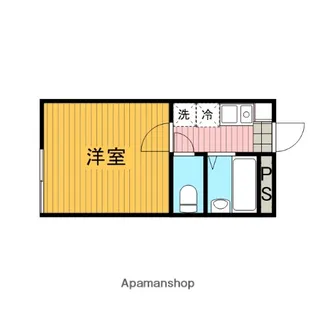 神奈川県相模原市中央区千代田3丁目【アパート】の間取り