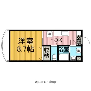 神奈川県相模原市緑区相原6丁目【マンション】の間取り