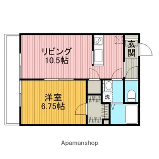 ラフィネ【3階】の間取り
