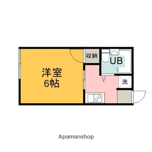 シティハイム LA NEIGE【2階】の間取り