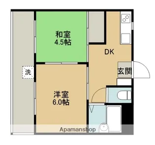 ブリックメゾン1号館【5階】の間取り